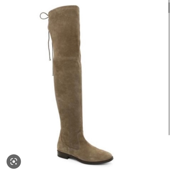 Aldo Shoes - Aldo Barra Taupe Over The Knee Boots